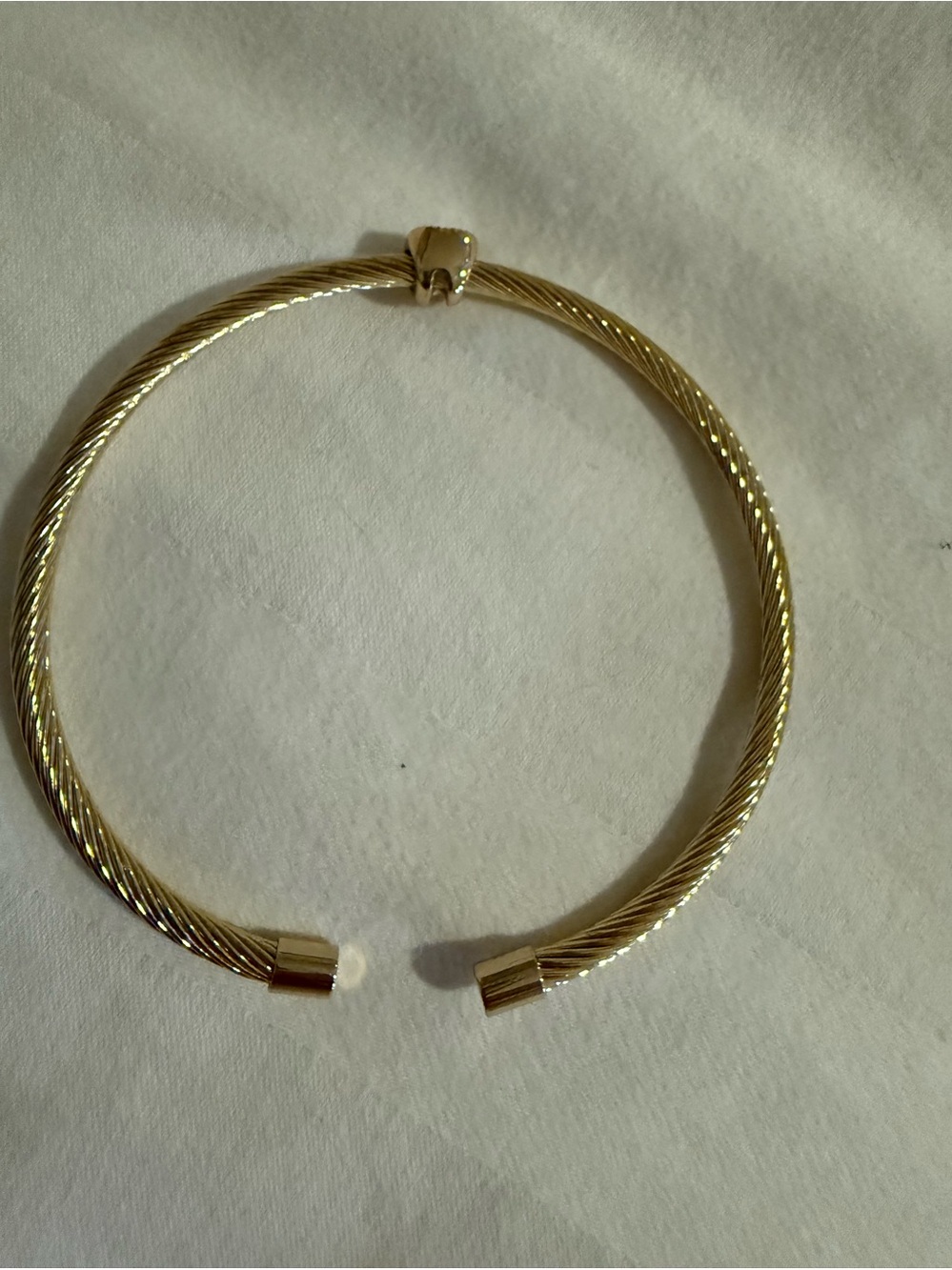 Park lane Sorelle Gold Twisted Cable Cuff Bracelet - Women Jewelry